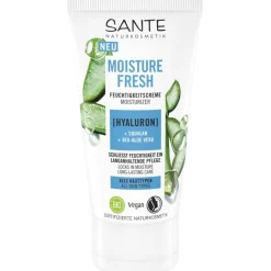 Gezichtsverzorging|Dagverzorging^Sante Naturkosmetik Moisture Fresh vochtinbrengende crème met hyaluronzuur, squalaan & biologische aloë vera