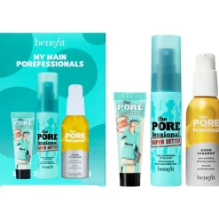 Gezichtsolie^Benefit My Main POREfessionals - Set, Reinigingsschuim, primer en fixeerspray