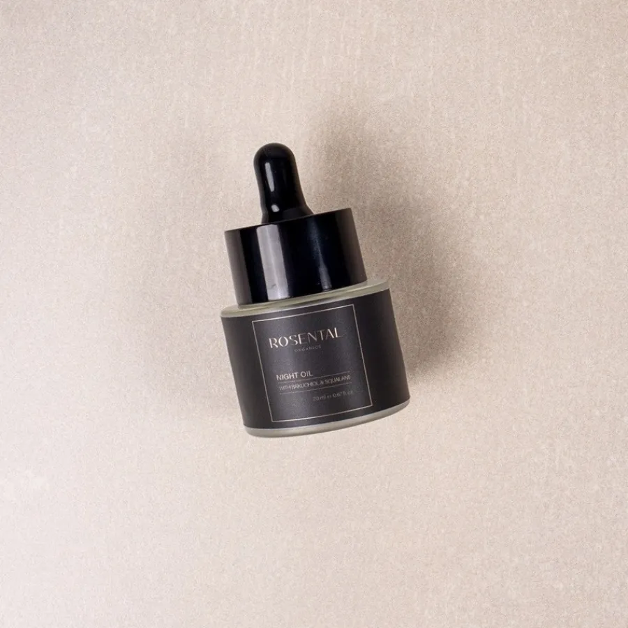 Gezichtsolie|Nachtcrème^Rosental Organics Nachtolie met Bakuchiol & Squalaan