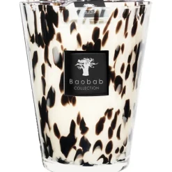 Geurkaarsen^Baobab Parels Zwart geurkaars