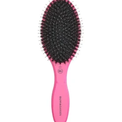 Platte Borstels & Paddle Brushes^Olivia Garden Peddelborstel 16-rijig, roze, Met wildzwijn/nylon borstelharen