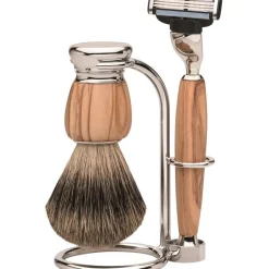 Nat Scheren^ERBE Premium Milano scheerset Mach3