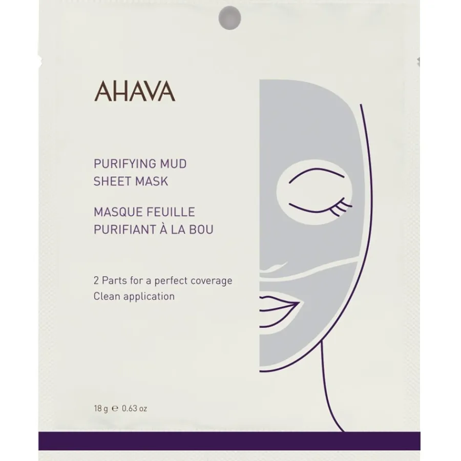 Sheet Maskers^Ahava Purifying Mud Sheet Mask