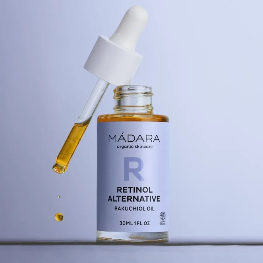 Gezichtsolie|Antirimpelcrème^MÁDARA Retinol Alternatief Plantaardige Bakuchiol Gezichtsolie