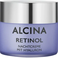 Antirimpelcrème|Gezichtscrème^ALCINA Retinol nachtcrème met hyaluronzuur