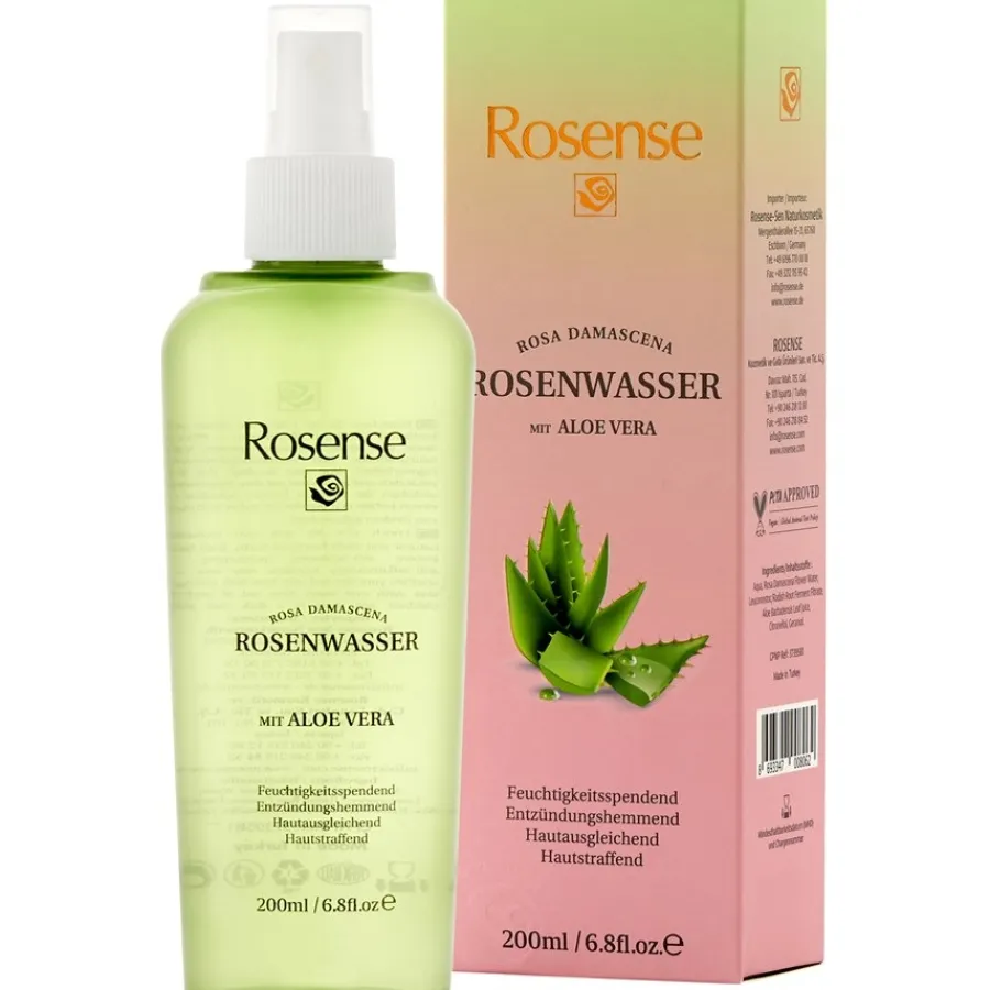 Reiniging|Gezichtstoners^Rosense Rozenwater met aloë vera