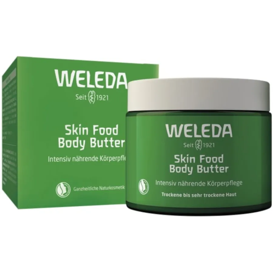 Heren|Hand & Voet^WELEDA Skin Food Body Butter, Voedende, snel absorberende textuur voor de droge huid