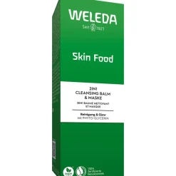 Maskers|Reiniging^WELEDA Skin Food 2in1 Reinigingsbalsem & Masker, Reinigt en regenereert de normale tot droge huid