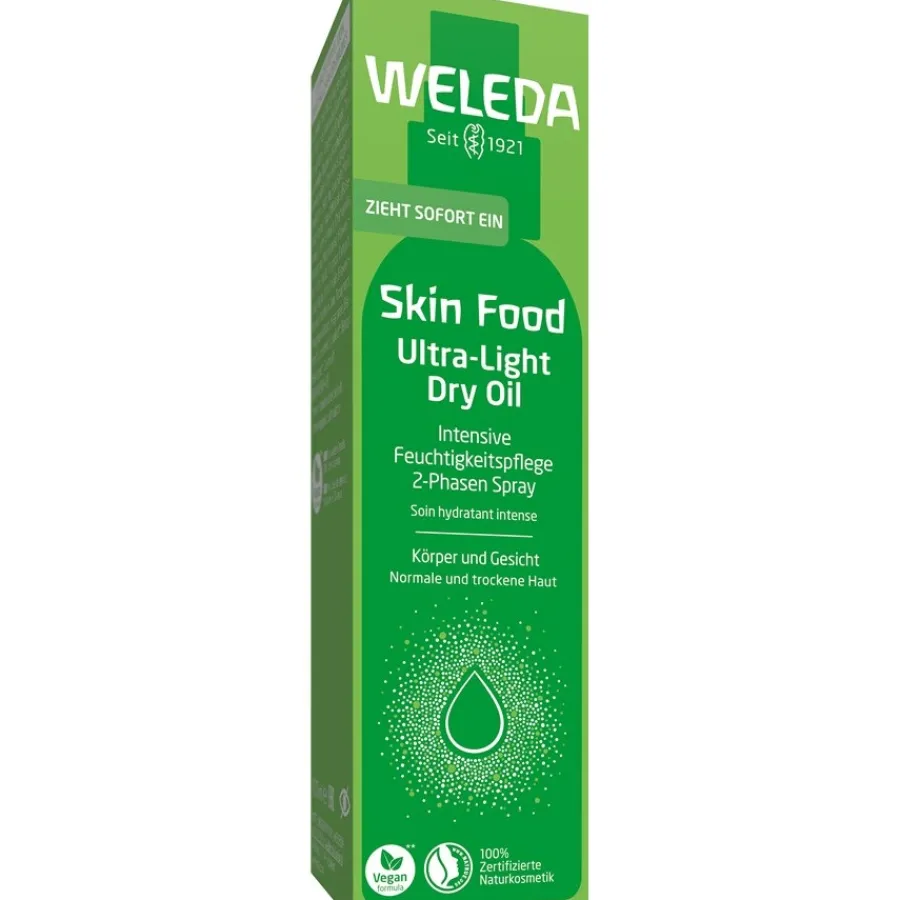 Gezichtsverzorging|Dagverzorging^WELEDA Skin Food Ultra-Light Droge Olie, Lichte, hydraterende 2-fasen spray voor de normale tot droge huid