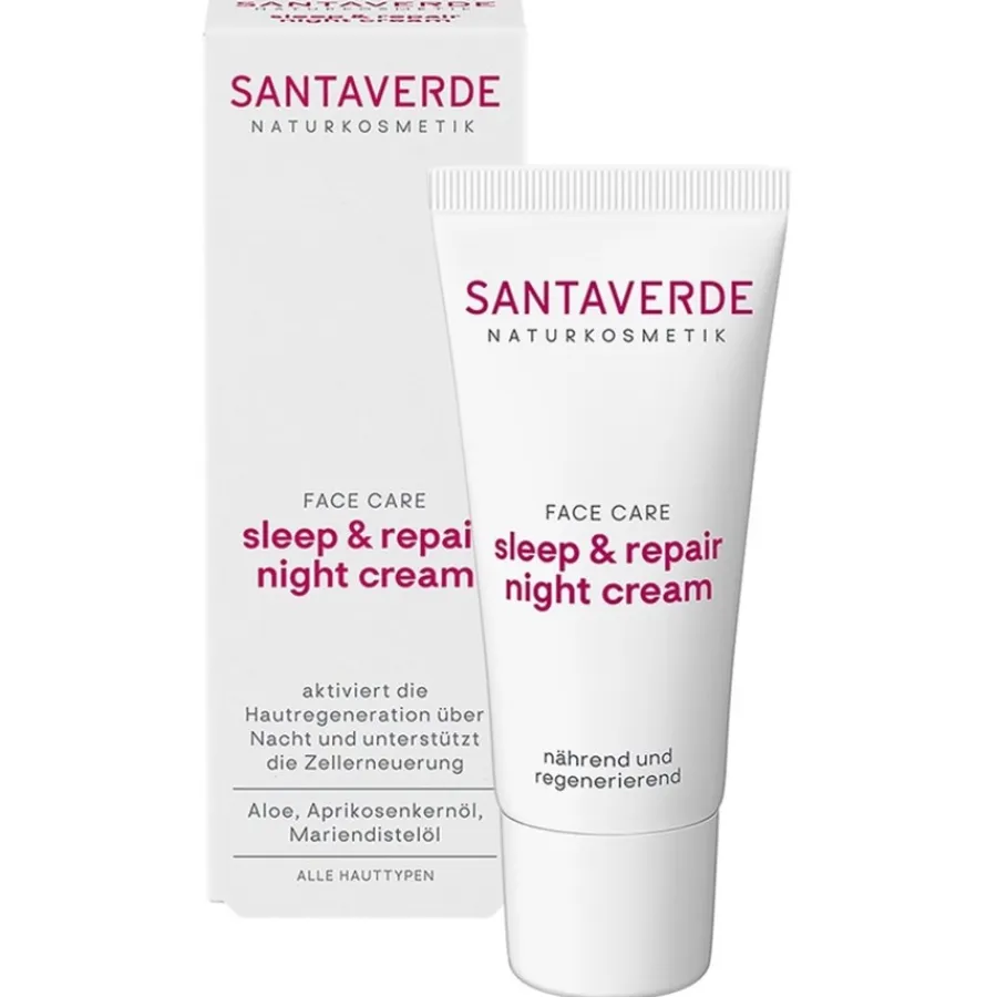 Nachtcrème|Gezichtscrème^Santaverde slaap & herstel nachtcrème