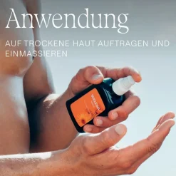 Lichaamsverzorging|Zonbescherming^WELEDA Sport Massageolie Arnica, De massage stimuleert de bloedsomloop, verwarmt en versoepelt de spieren