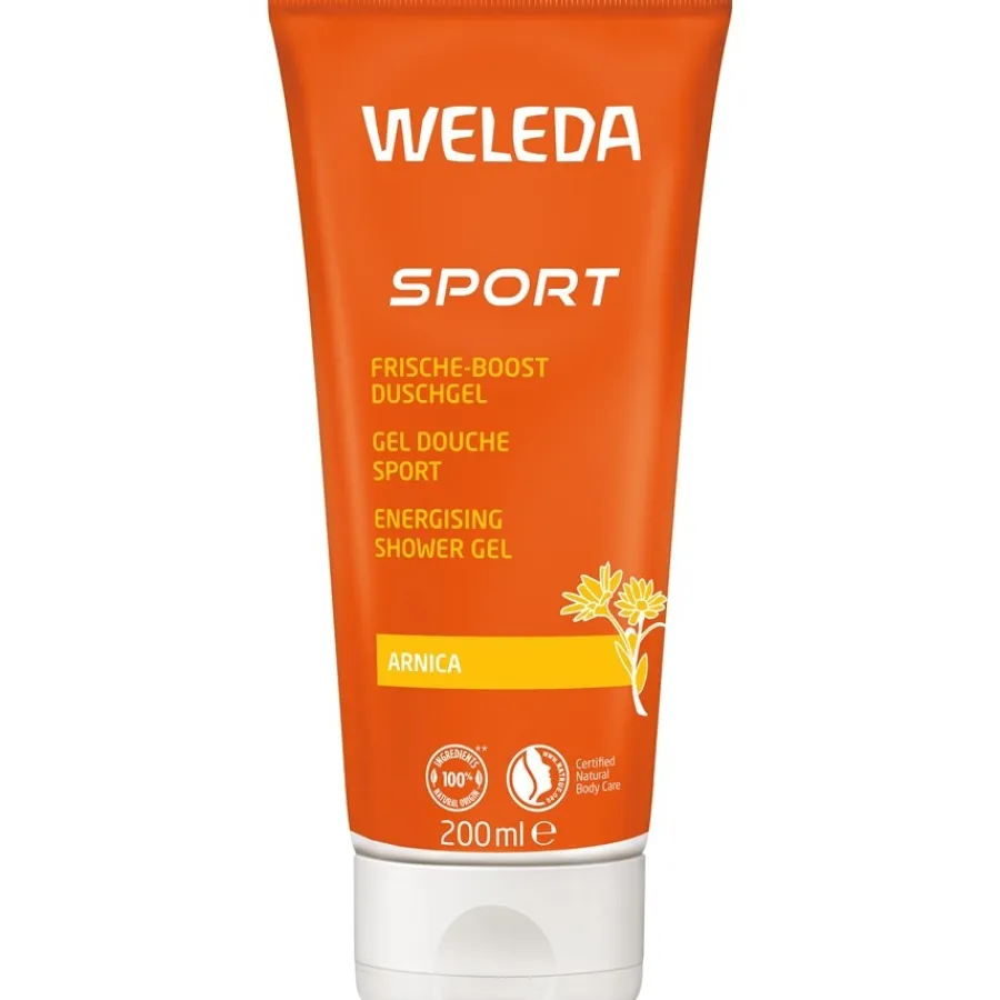 Reiniging|Reiniging^WELEDA Sportverfrissing Boost Douchegel Arnica, Recharge your energy in the shower