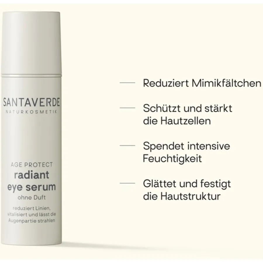 Oogverzorging|Wenkbrauwserum^Santaverde stralend oogserum zonder parfum