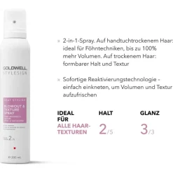 Heat Protection Spray^Goldwell Stylesign Hitte Styling Föhnen & Textuur Spray