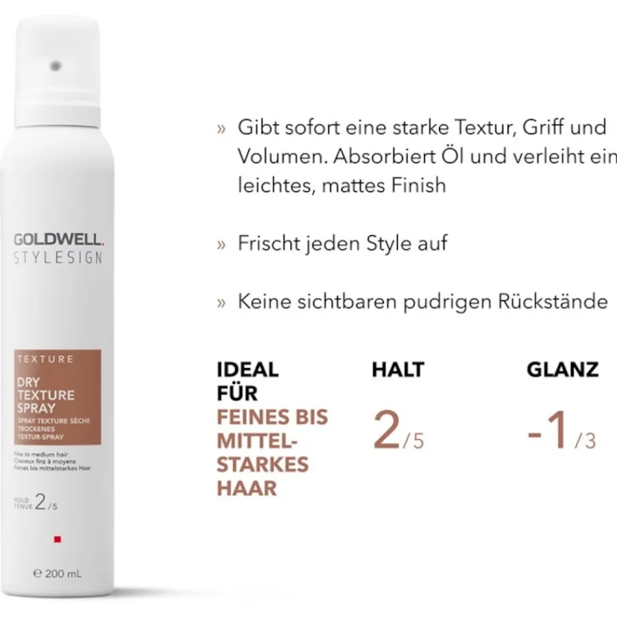 Dun & Steil Haar^Goldwell Stylesign Texture droge textuurspray