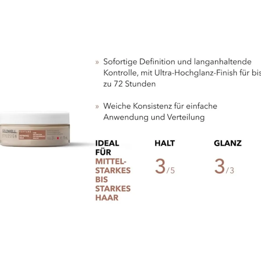 Dun & Steil Haar|Haarwax^Goldwell Stylesign textuur definiërende was