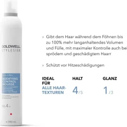 Droog Haar|Dun & Steil Haar^Goldwell Stylesign Volume opvullende mousse