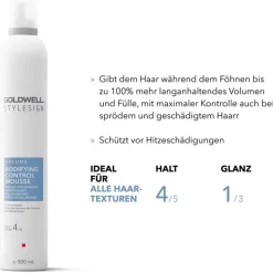 Dun & Steil Haar|Haarmousse^Goldwell Stylesign Volumevullende brilliance mousse