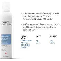 Dun & Steil Haar|Haarmousse^Goldwell Stylesign Volumevullende brilliance mousse