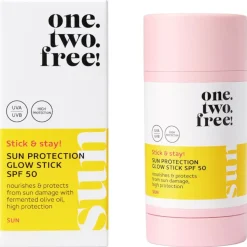 Zonnebrand^One.two.free! Sun Protection Glow Stick SPF 50