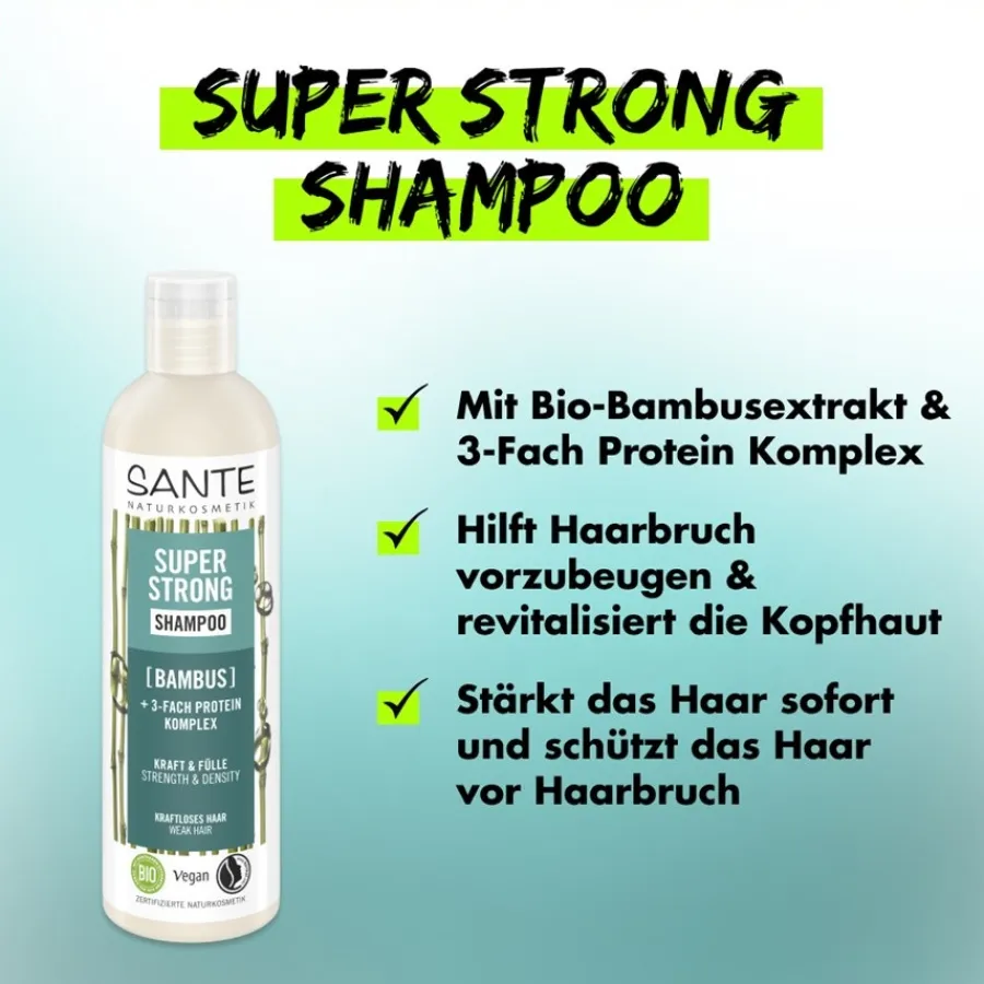 Shampoo|Dun & Steil Haar^Sante Naturkosmetik Super Sterke Shampoo