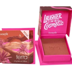 Lippen|Accessoires^Benefit Terra Rouge Mini, Terracotta met gouden glans