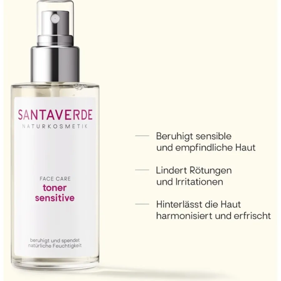 Gezichtsverzorging^Santaverde toner gevoelig, Aloë Vera