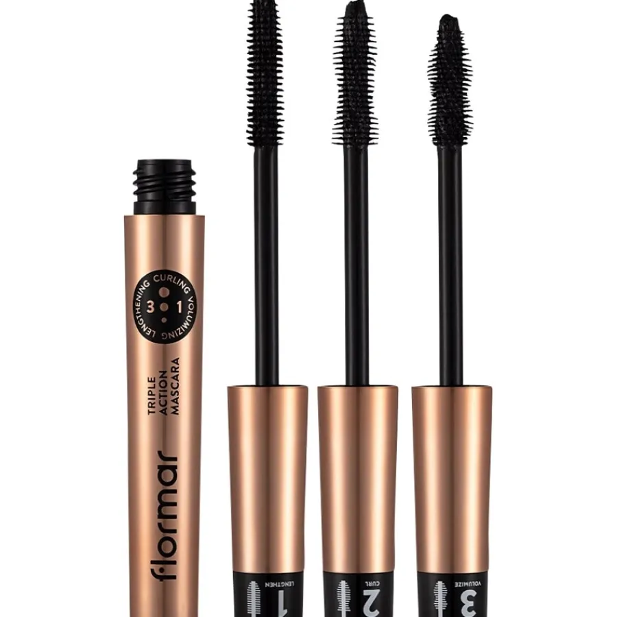 Mascara^Flormar Triple Action Mascara