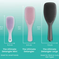 Anti-Klit Borstels|Droog Haar^Tangle Teezer Ultimate Mini - Abrikoos, Steil & krullend haar