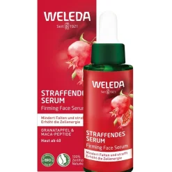Gezichtsverzorging|Dagverzorging^WELEDA Verstevigend serum granaatappel & maca peptiden, Vermindert rimpels en verstevigt zichtbaar