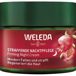 Gezichtsverzorging|Dagverzorging^WELEDA Verstevigende nachtverzorging granaatappel & maca peptiden, Voedt intensief, verstevigt en vermindert rimpels