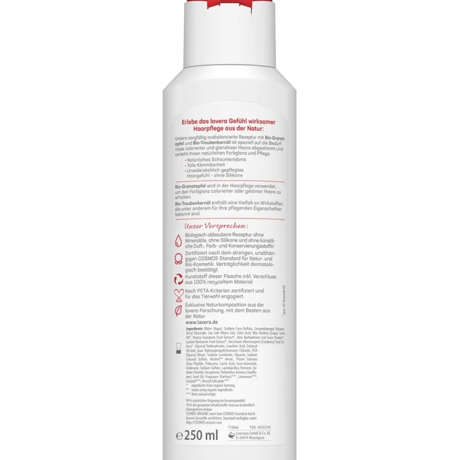 Shampoo|Styling^Lavera Verzorgende shampoo kleurglans & verzorging