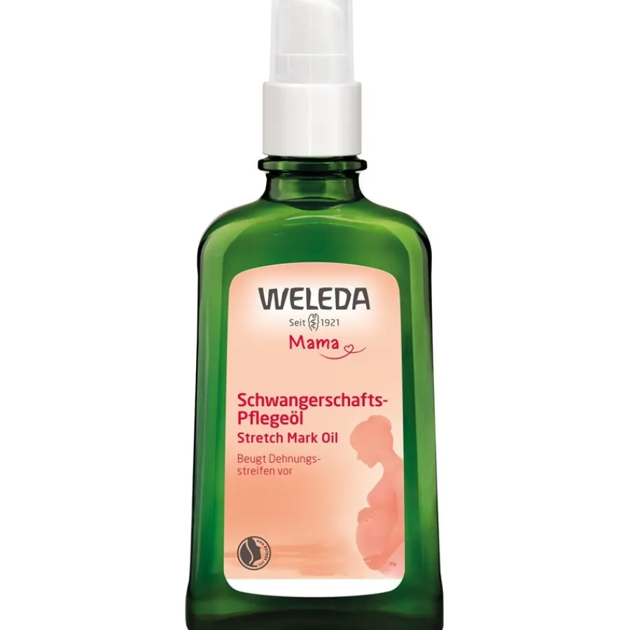Nagels|Haarverzorging^WELEDA Verzorgingsolie voor zwangerschap, Voorkomt striae en verbetert de elasticiteit van de huid
