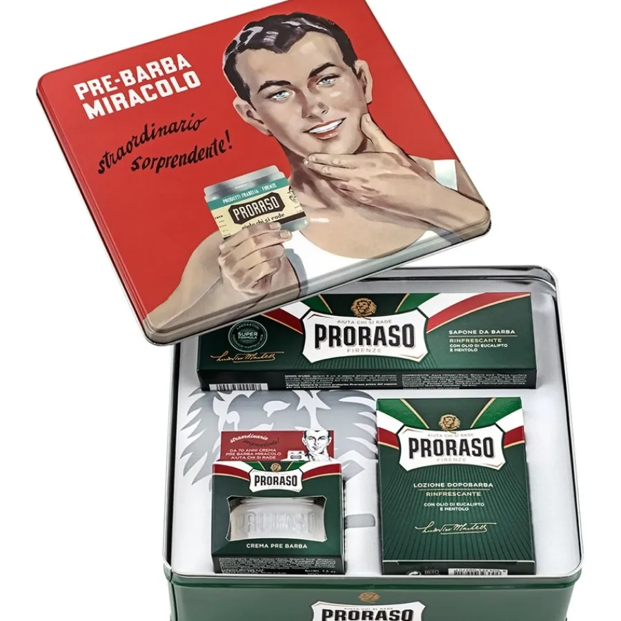 Safety Razor & Accessoires|Elektrische Scheerapparaten & Trimmers^Proraso Vintage scheerset