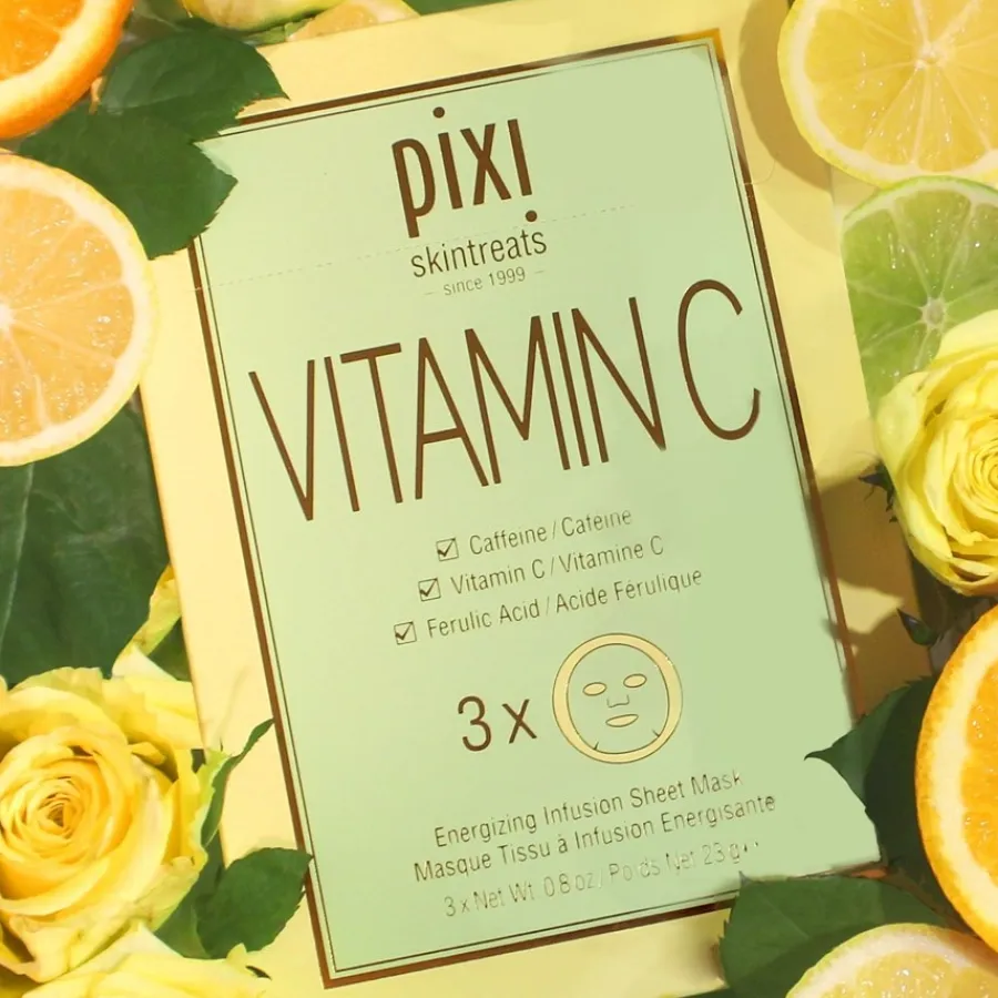 Sheet Maskers^Pixi Vitamin-C Sheet Mask