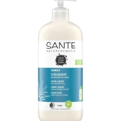 Handzeep^Sante Naturkosmetik Vloeibare zeep biologische aloë vera & limoen