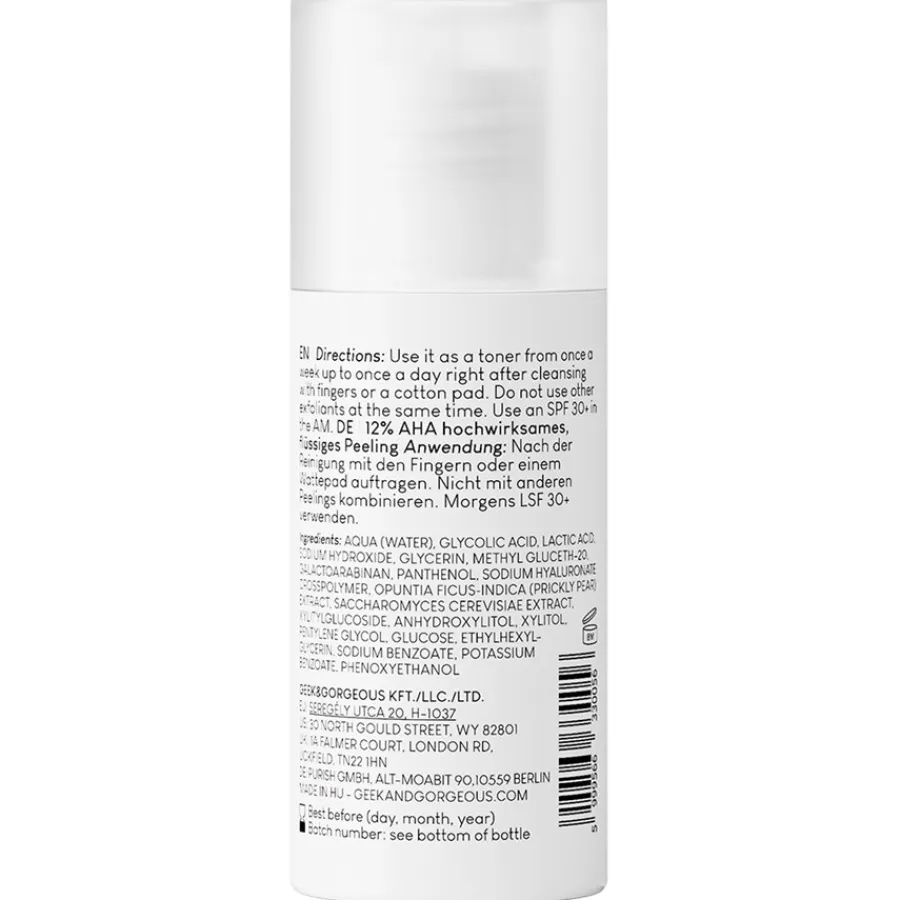 Gezichtspeeling^Geek & Gorgeous Vlot uit