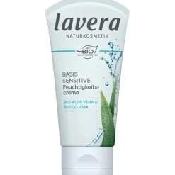 Gezichtsverzorging|Dagverzorging^Lavera Vochtinbrengende crème, Biologische aloë vera & jojoba