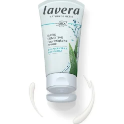 Gezichtsverzorging|Dagverzorging^Lavera Vochtinbrengende crème, Biologische aloë vera & jojoba
