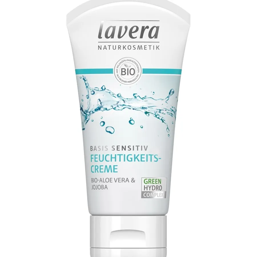 Gezichtsverzorging|Dagverzorging^Lavera Vochtinbrengende crème, Biologische aloë vera & jojoba