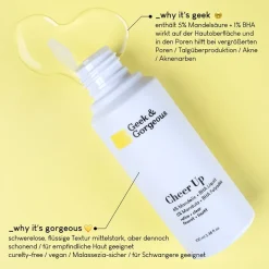 Gezichtspeeling^Geek & Gorgeous Vrolijk op