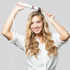 Krultangen^T3 Whirl Convertible, 32-19 mm stylingtang bevestiging.