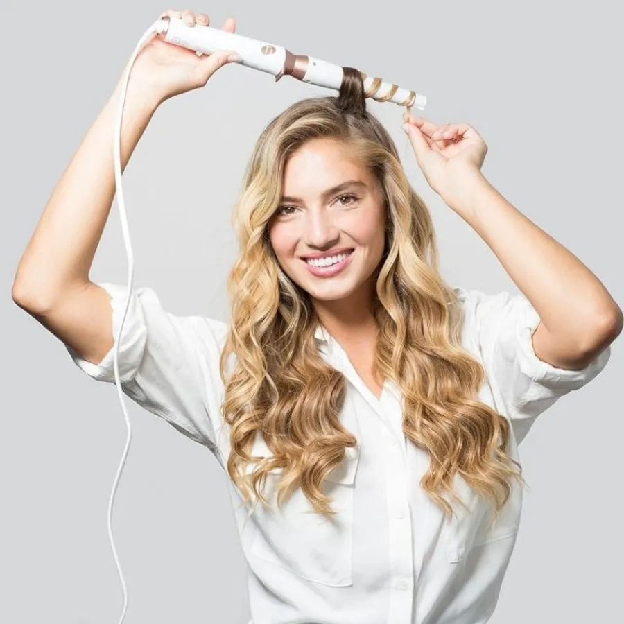 Krultangen^T3 Whirl Convertible, 32-19 mm stylingtang bevestiging.