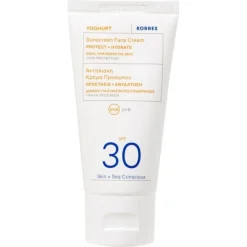 Zonnebrandcrème^Korres Yoghurt zonnebrandcrème voor het gezicht SPF30