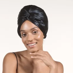 Sprayflessen|Haarklemmen & Haarclips^slip Zijden Haar Tulband Zwart