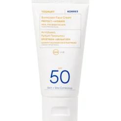 Zonnebrand^Korres Zonnebrandcrème SPF50, YOGHURT