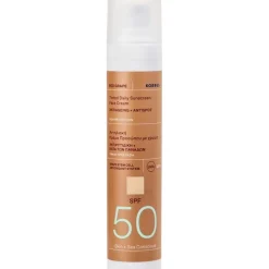 Zonnebrand^Korres Zonnecrème SPF 50 getint, RED GRAPE